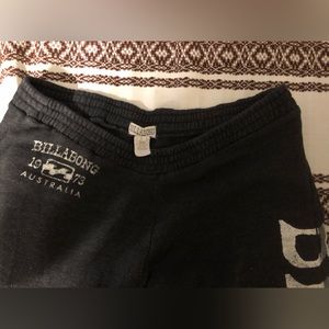 Low waisted billabong sweatpants
